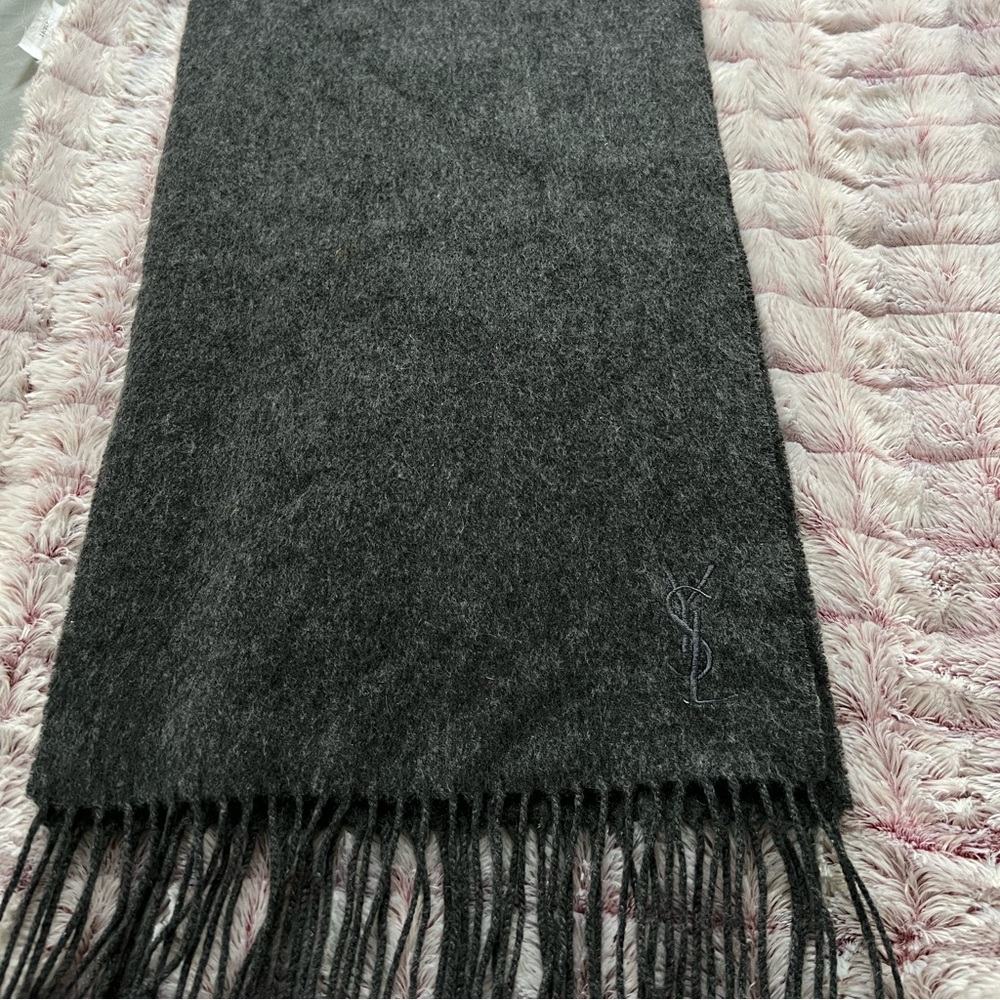 YSL cashmere scarf